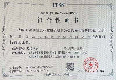 索云公司荣誉资质 16